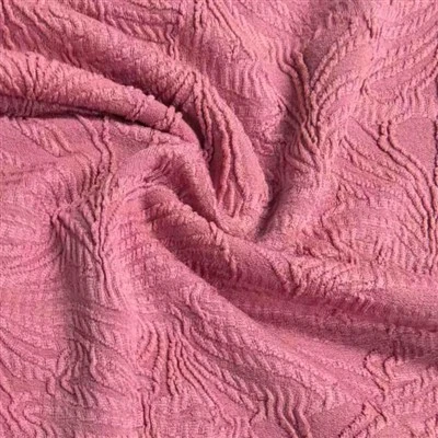 Elegant texturerat stickat jacquardtyg